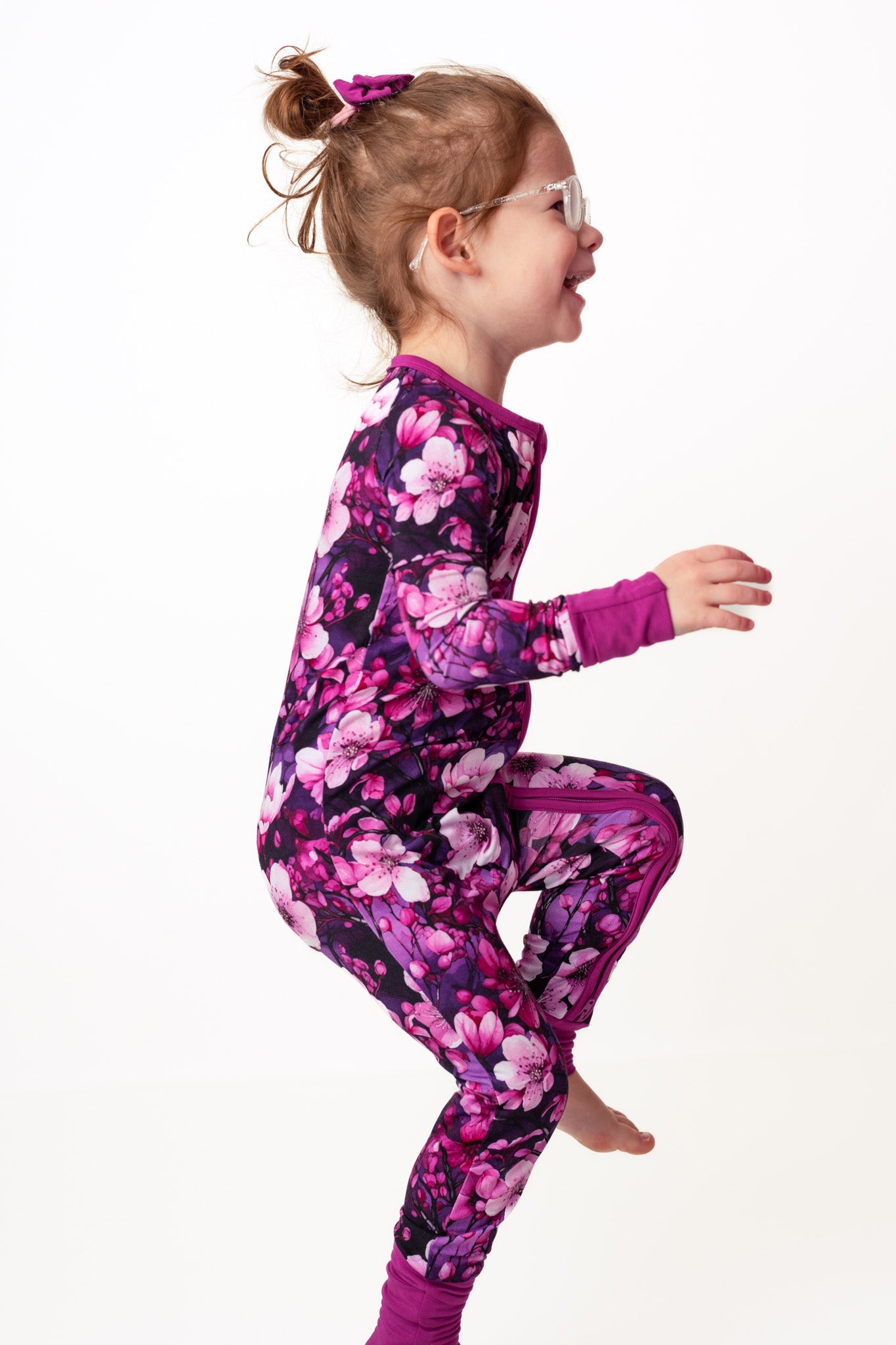 Cherry Blossoms | Bamboo Zipper Pajamas