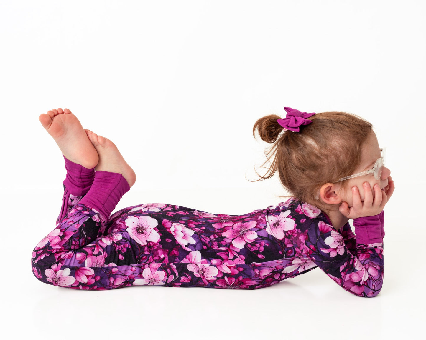 Cherry Blossoms | Bamboo Zipper Pajamas