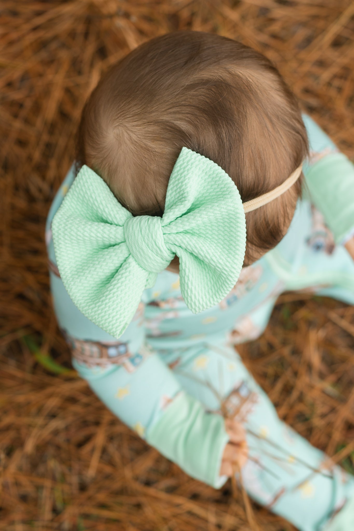 Jade | Toddler Girl Nylon Bow