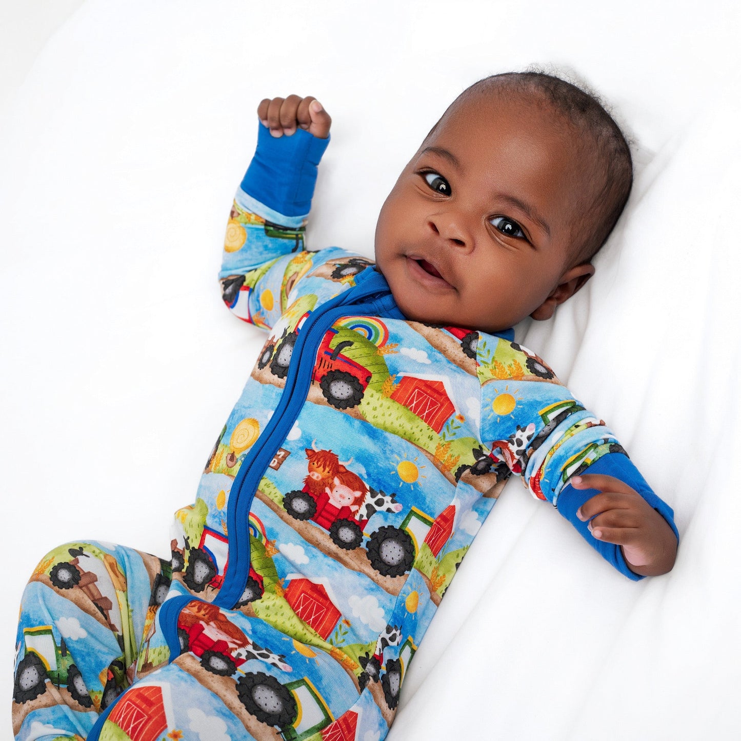 Farm Friends | Bamboo Zipper Pajamas