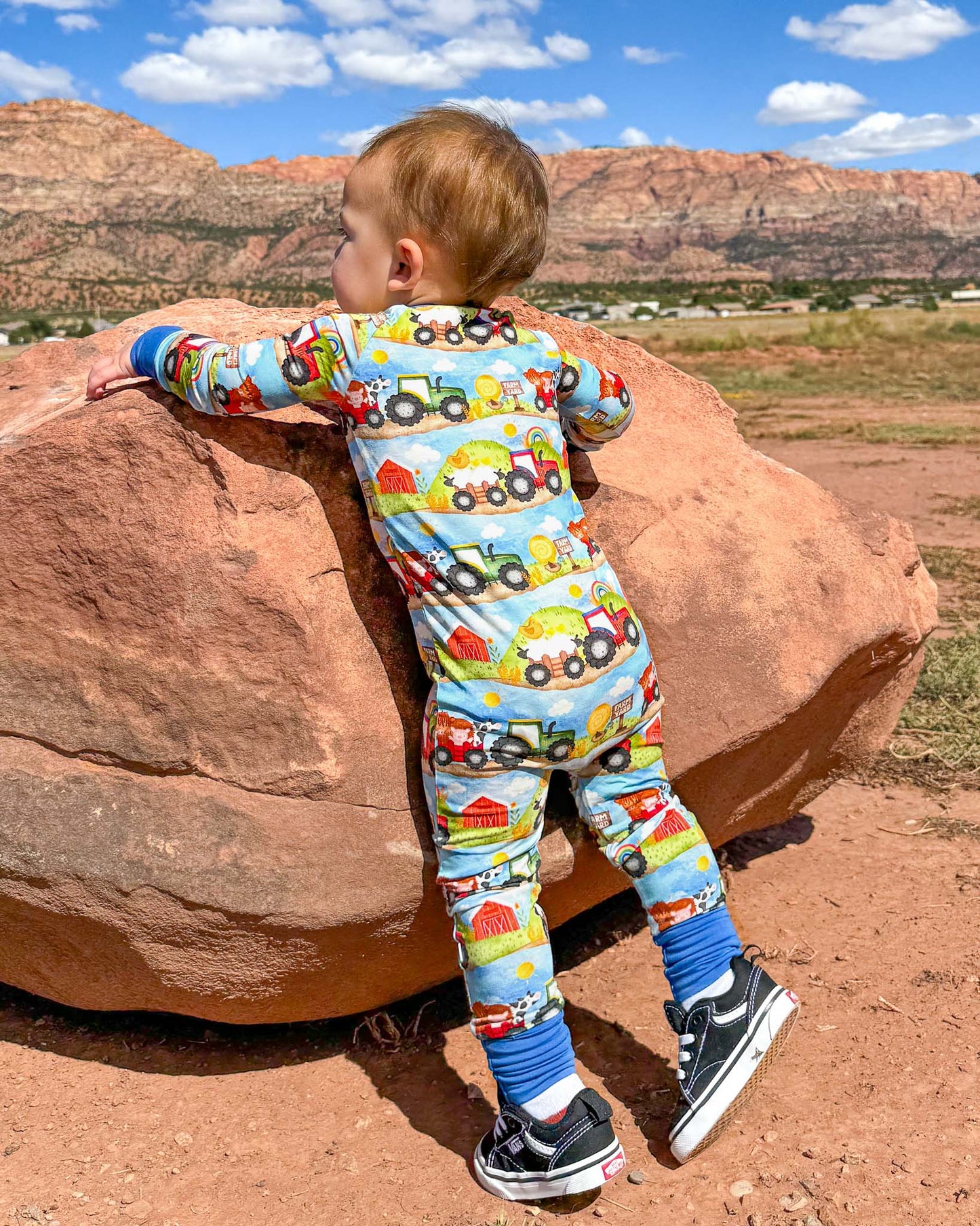 Farm Friends | Bamboo Zipper Pajamas