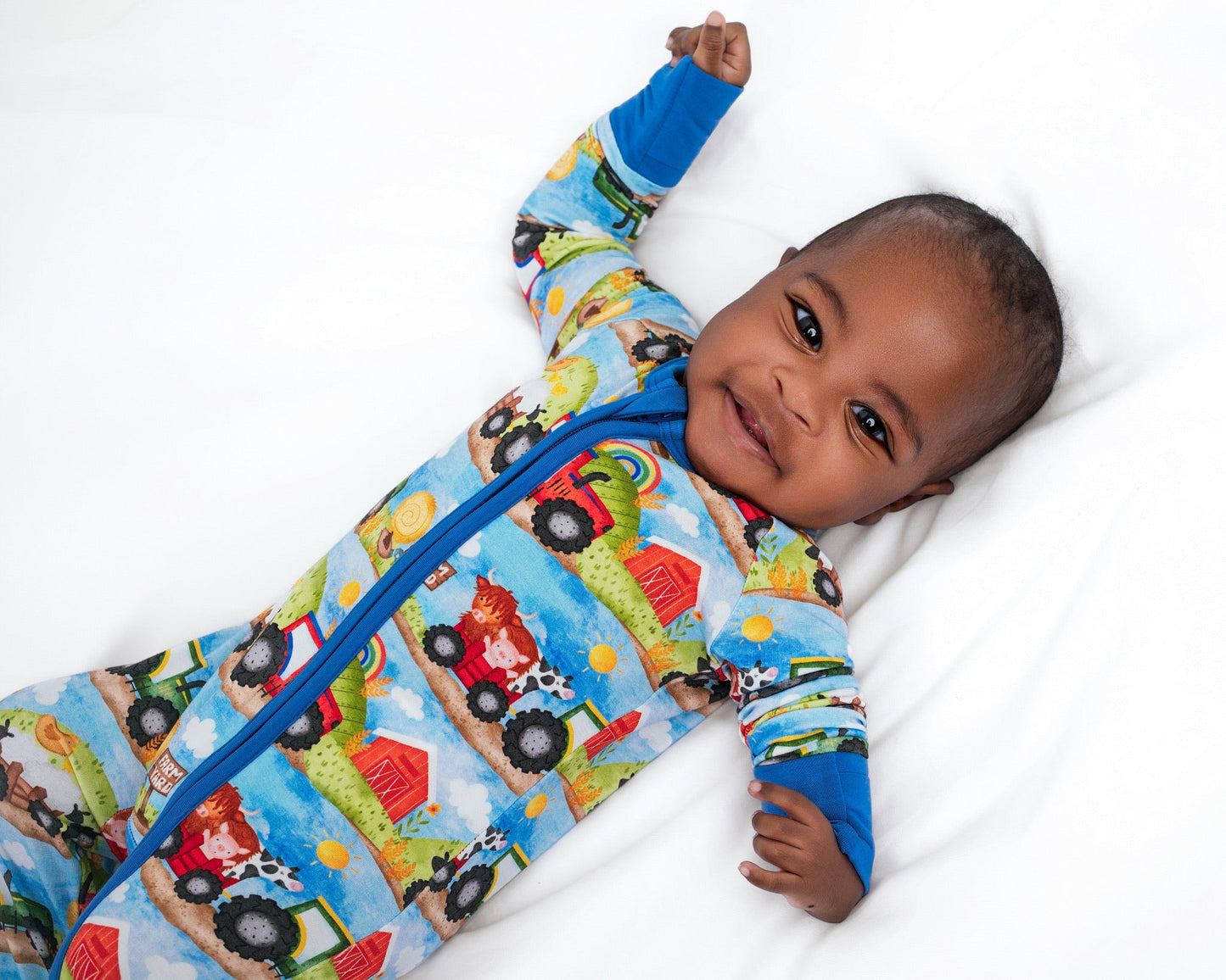 Farm Friends | Bamboo Zipper Pajamas