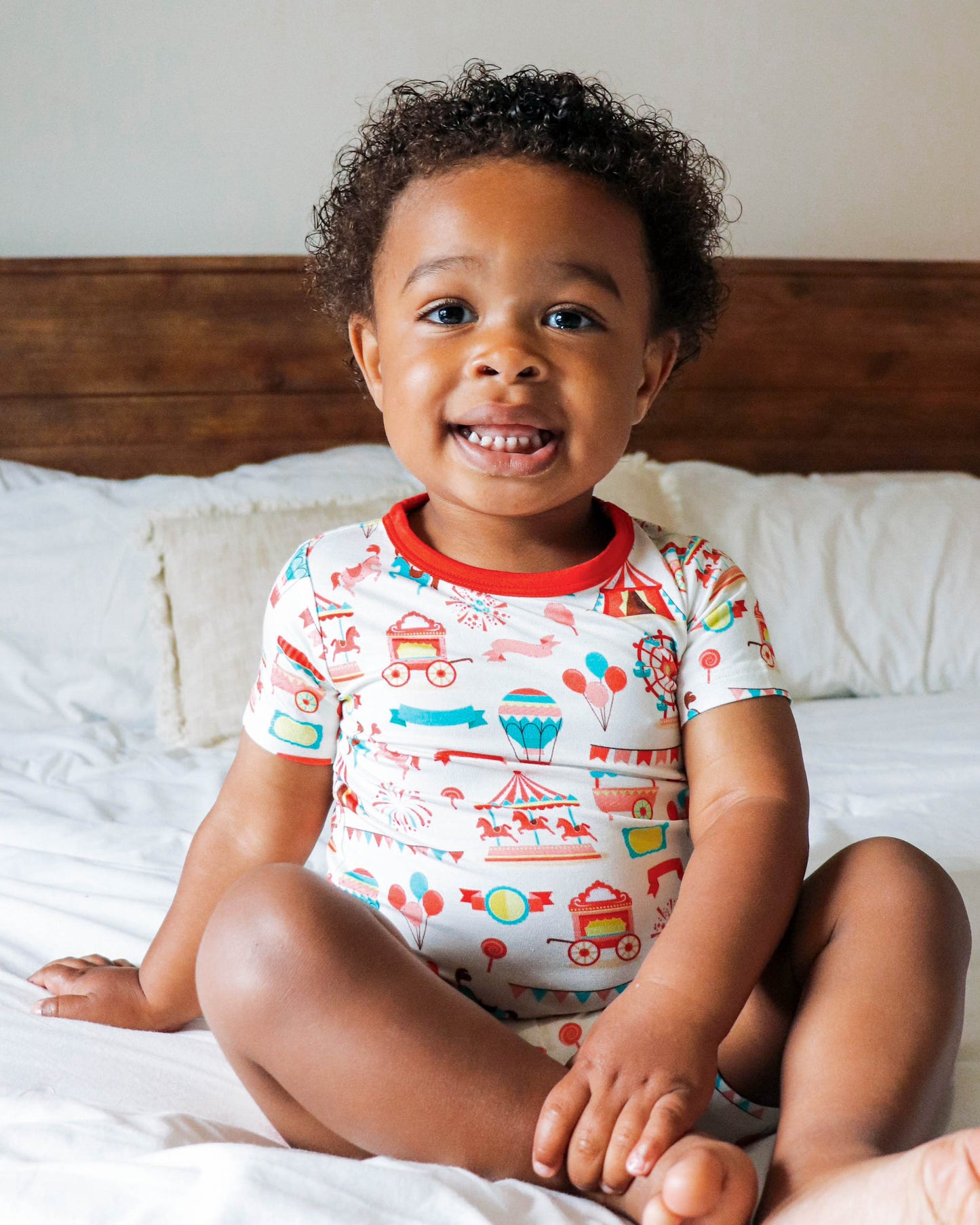 Classic Carnival | Two-Piece Bamboo Short Sleeve Toddler & Kids Set