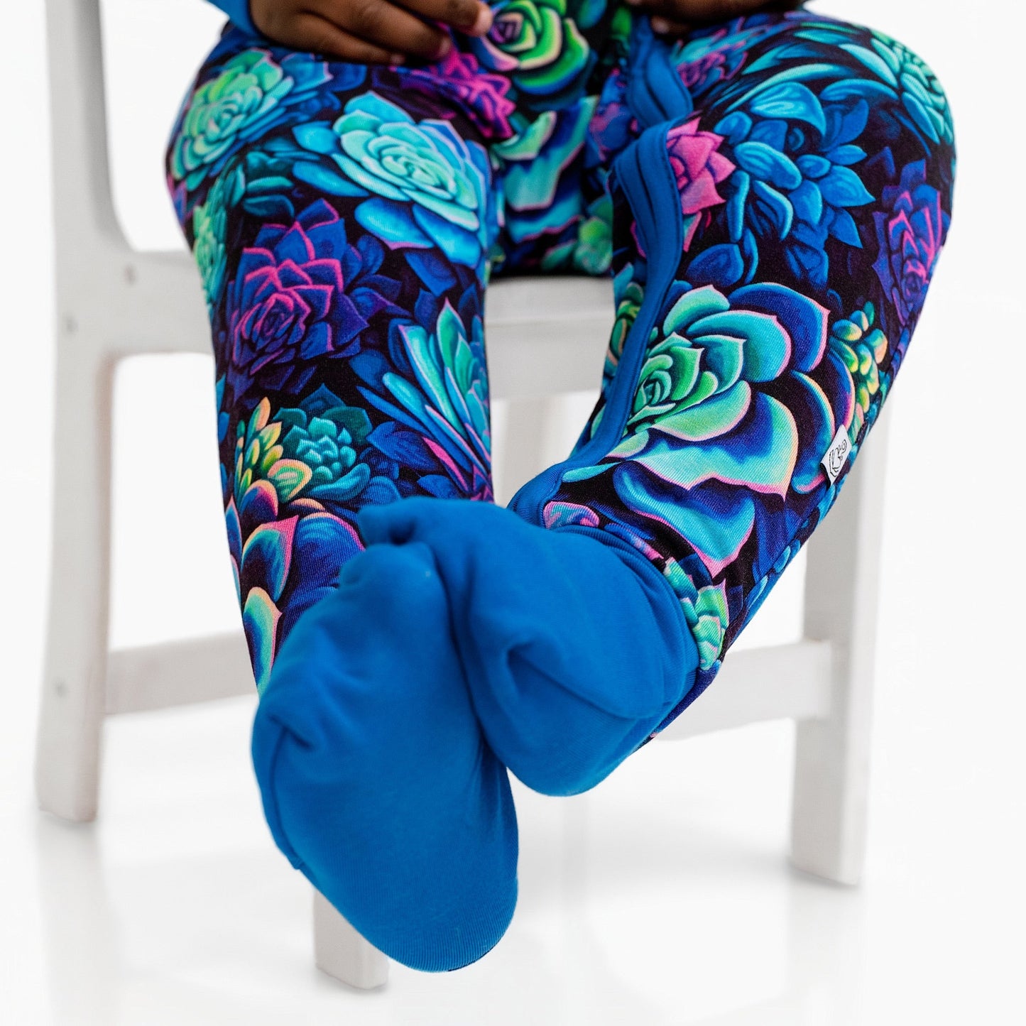 Electric Succulents | Bamboo Zipper Pajamas
