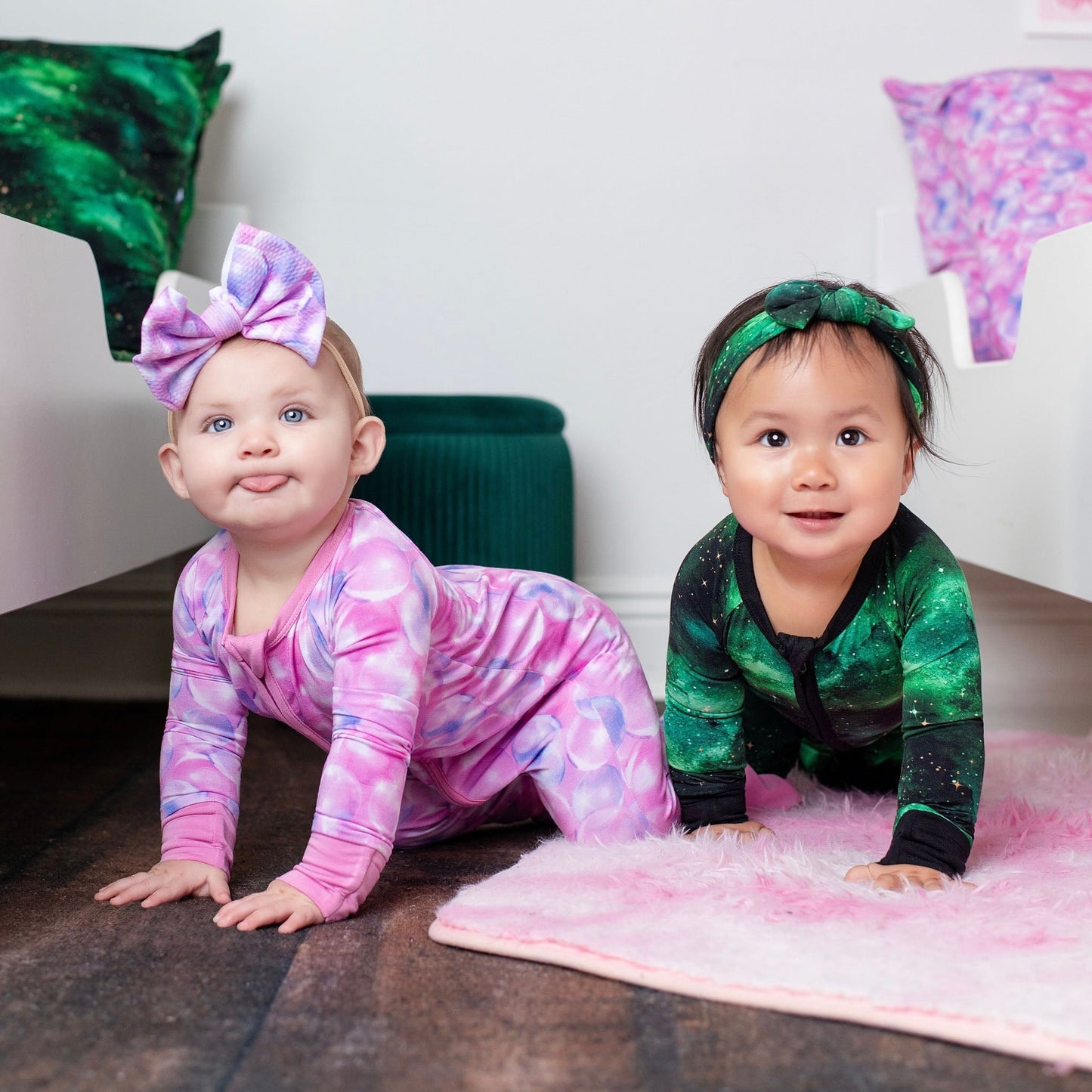 Wicked Cute | Green Galaxy Elixir | Bamboo Headband Bow