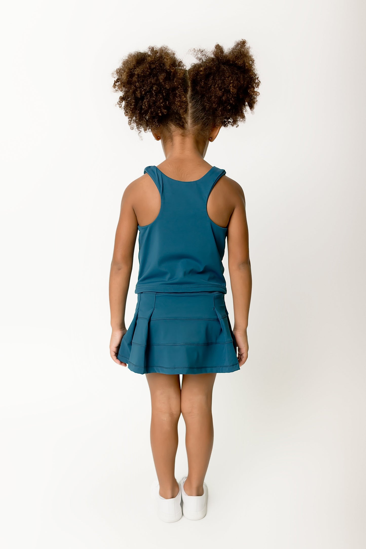 Kids' Tennis Skort - Deep Teal