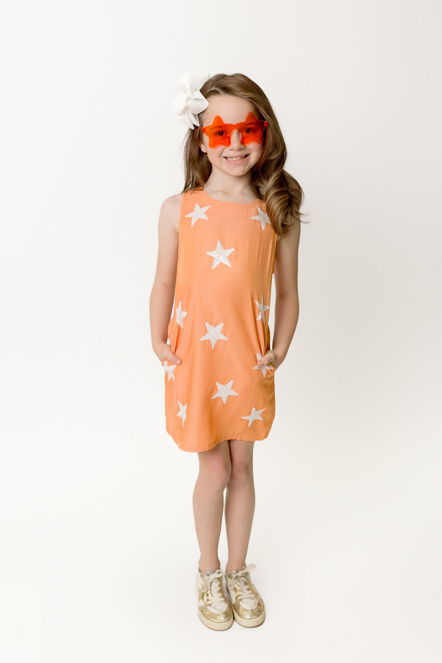 Kids' Starstruck Dress - Orange