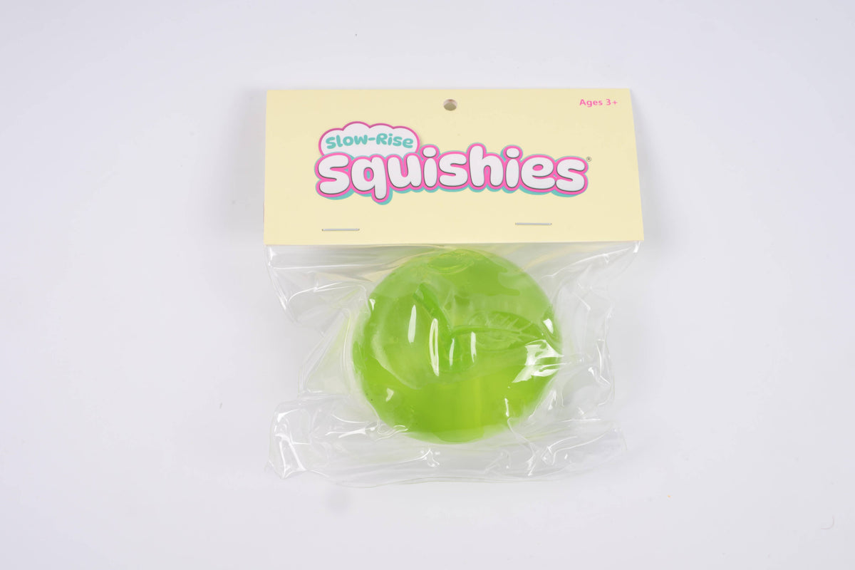 Green Apple Maltose Squishy – Clear Jelly Sensory Fidget Toy