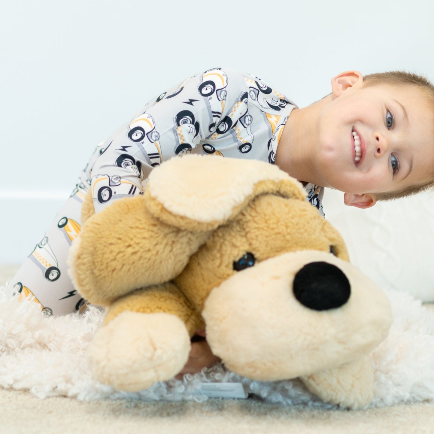 Vintage Racecars 2-Piece Pajama Set