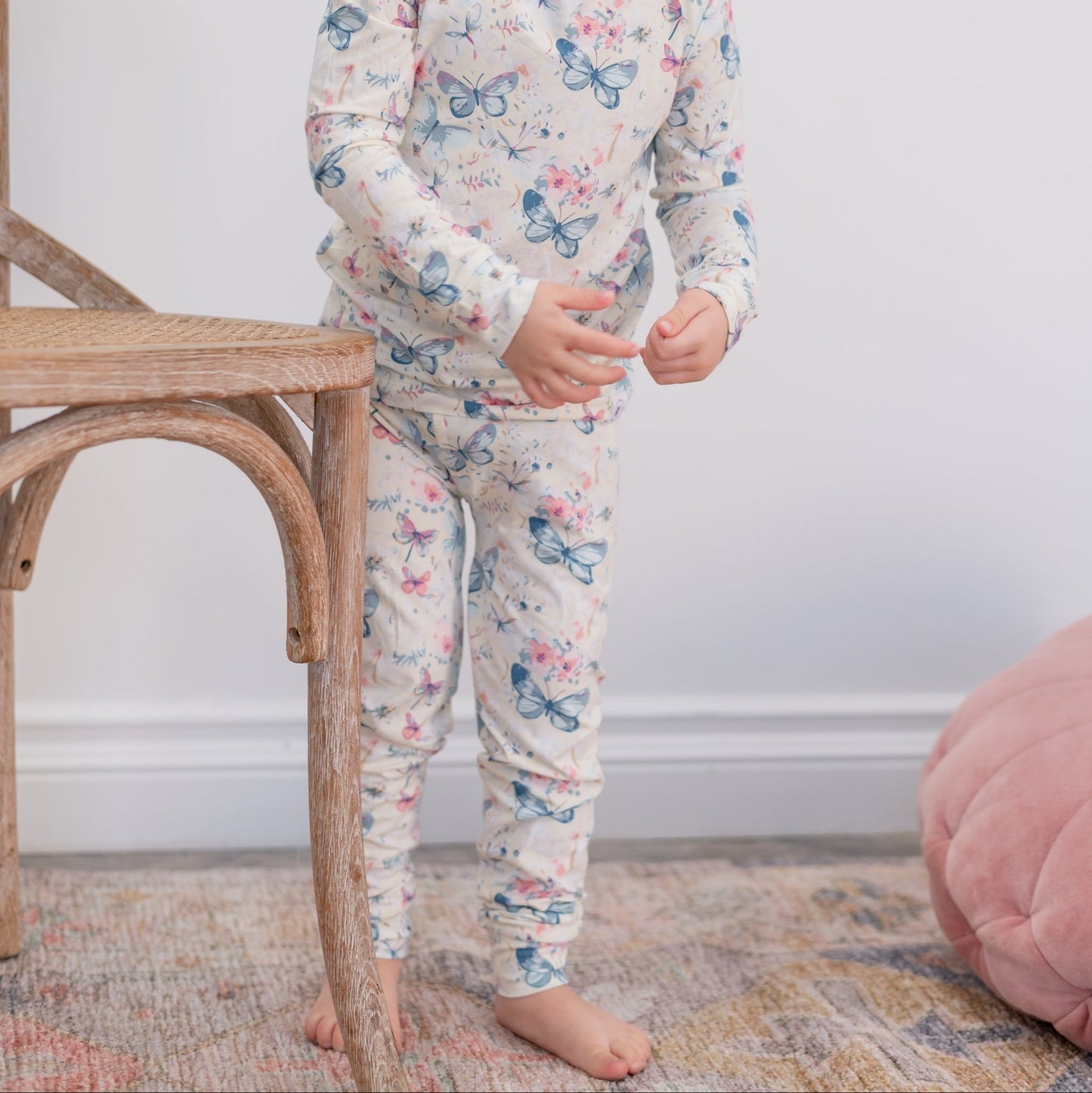 Watercolor Butterfly Pajama Set