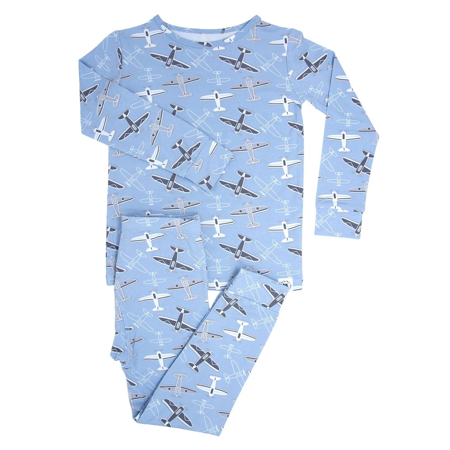 Vintage Airplanes 2-Piece Pajama Set