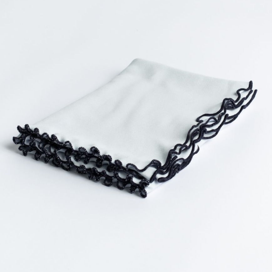 Lettuce Leaf Edge Receiving Blanket - No Ribbon