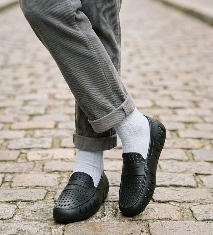 Men's Country Club Black Asphalt Loafers