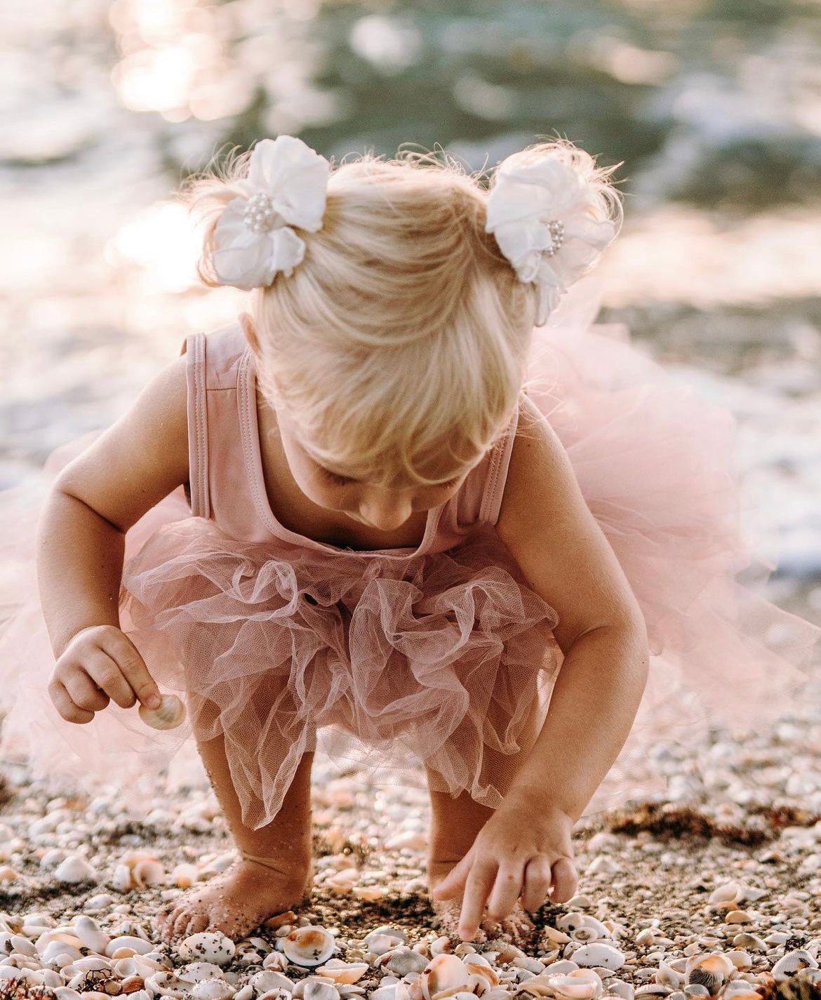 Pearl Embellished | Ruffled Hair Clip