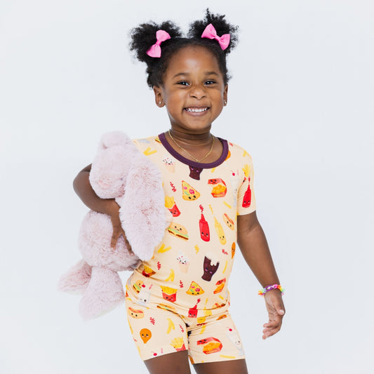 Blissful Bites Short Sleeve Pajamas