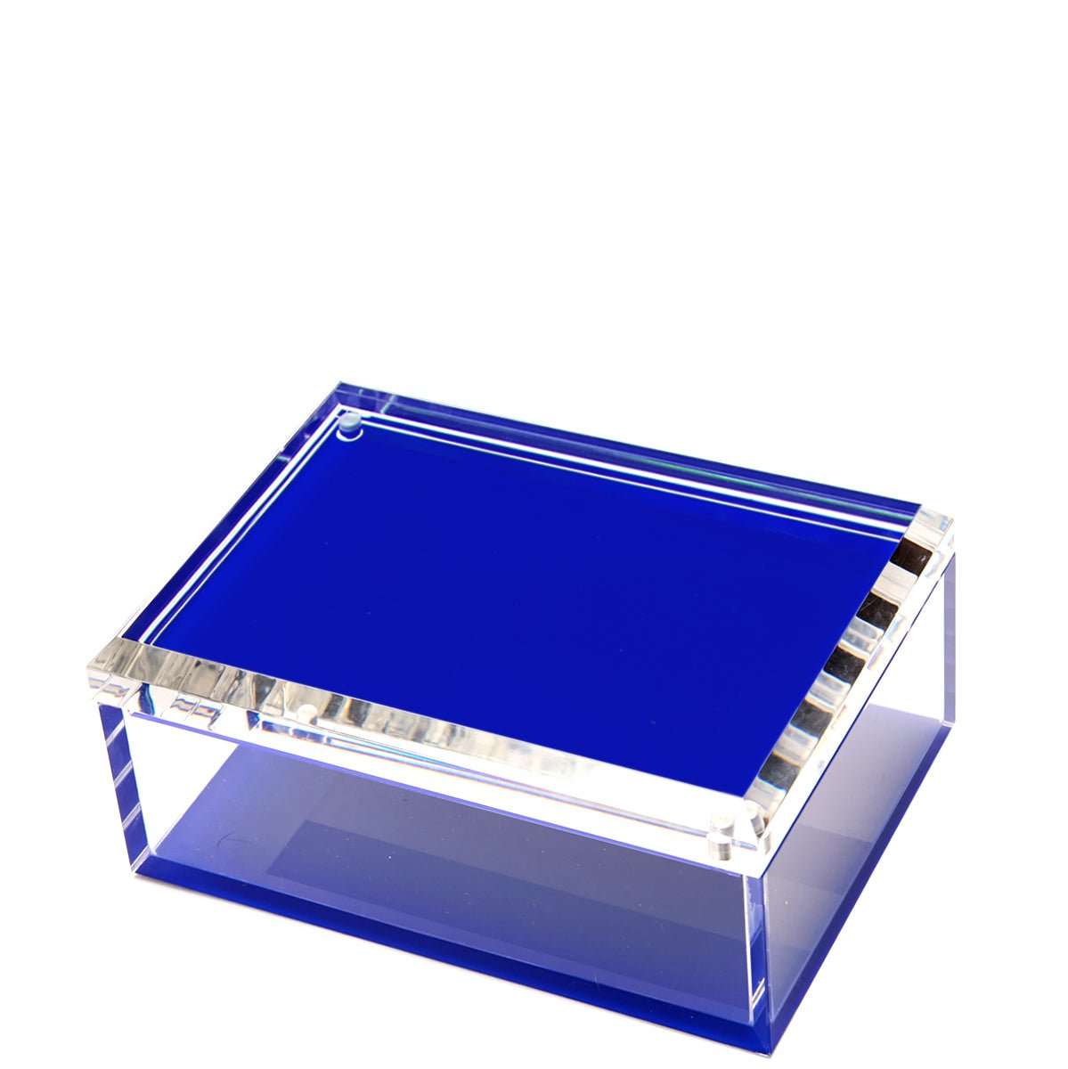 Blue Acrylic 5" x 7" Photo Box