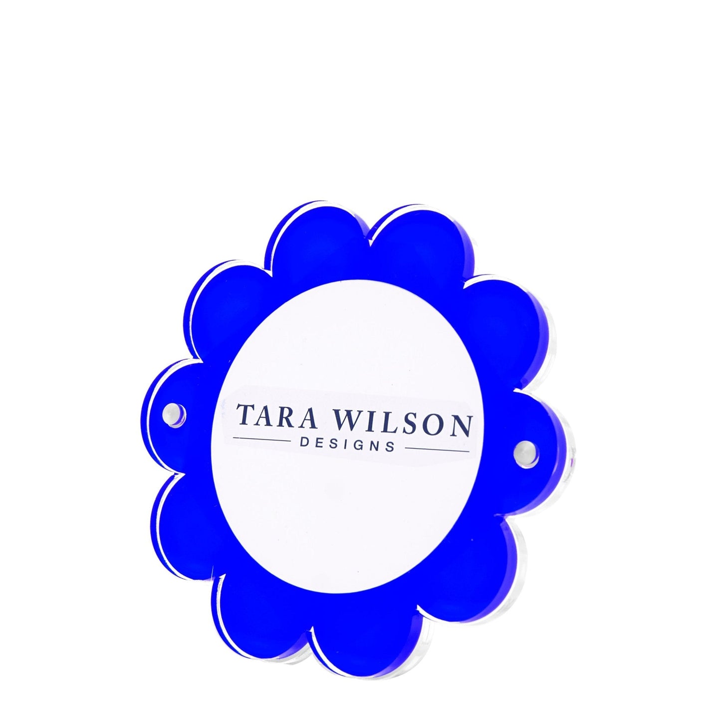 Blue Acrylic Daisy Frame