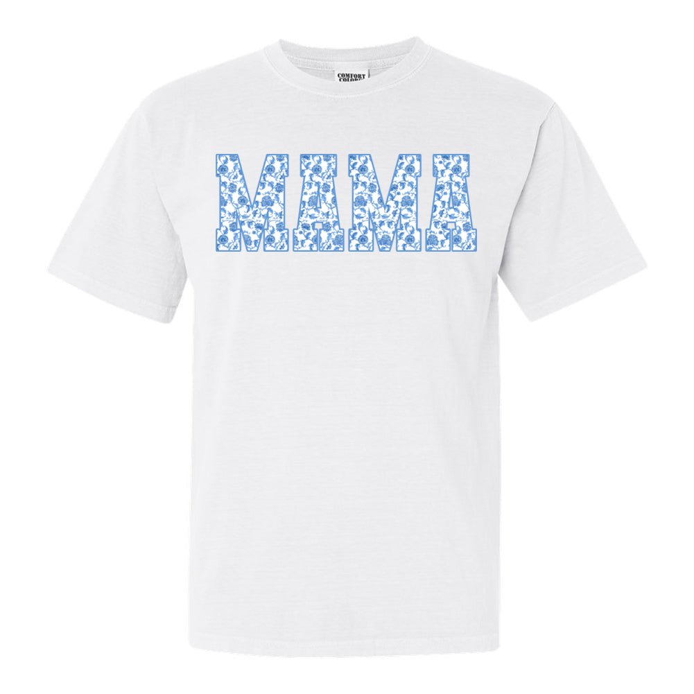 'Blue & White Chinoiserie Mama' T-Shirt