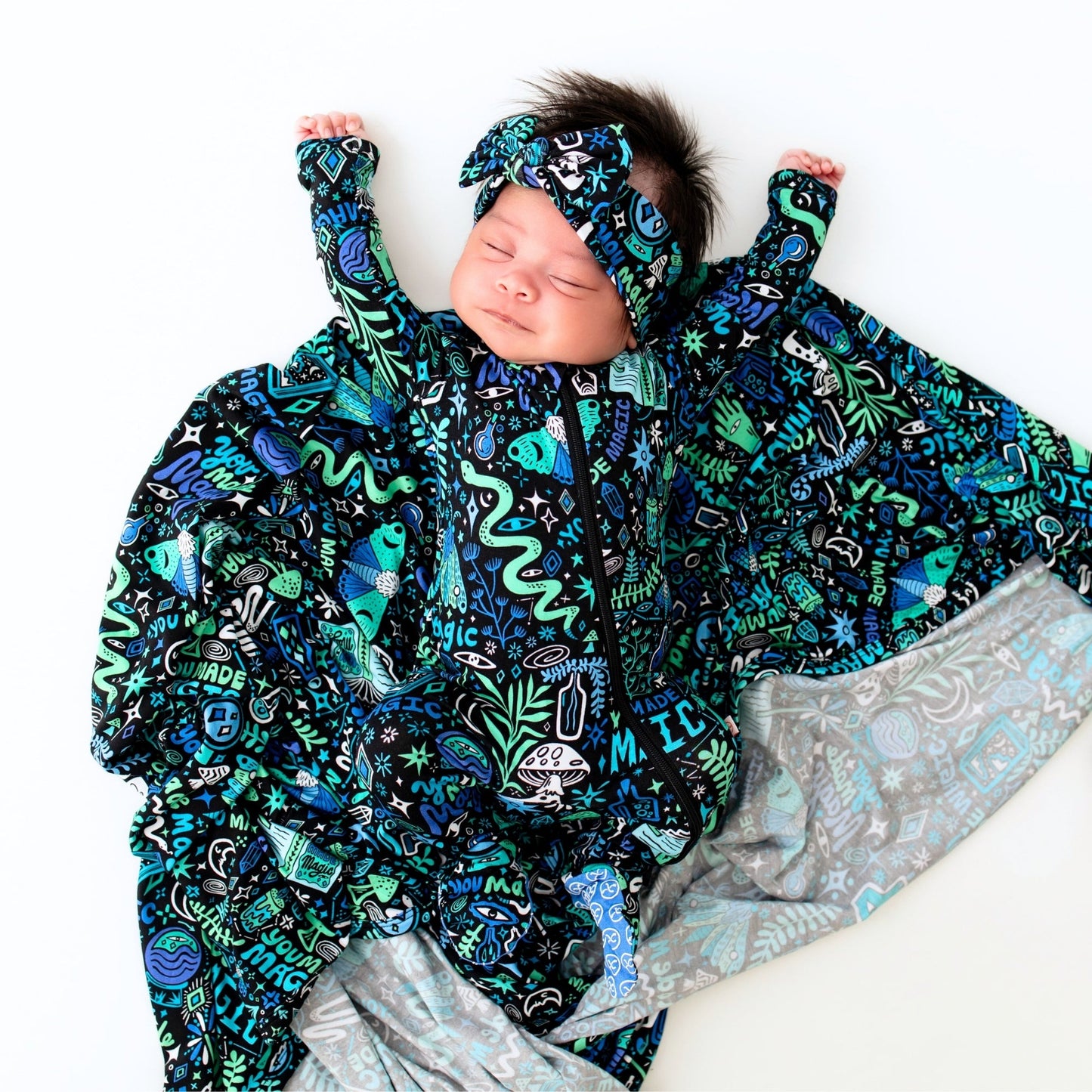 The Second-Skin Footie | Mystic Mama (Blue)