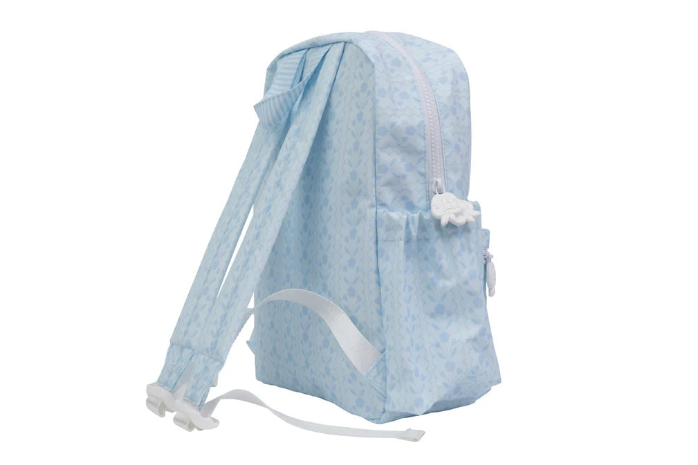 Apple of My Isla Bluebell Floral Wipeable Large Kids Backpack | Girls School Backpack | Bossier City, LA