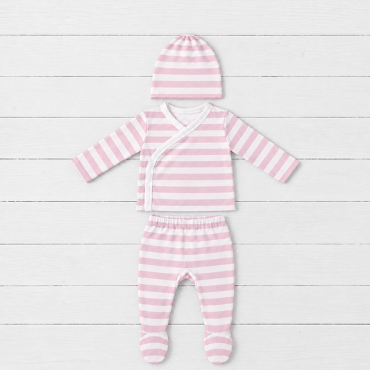 Blush Stripes Take Me Home 3/pc Set