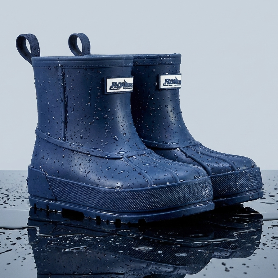 KIDS SCOUT BLACK RAIN BOOT