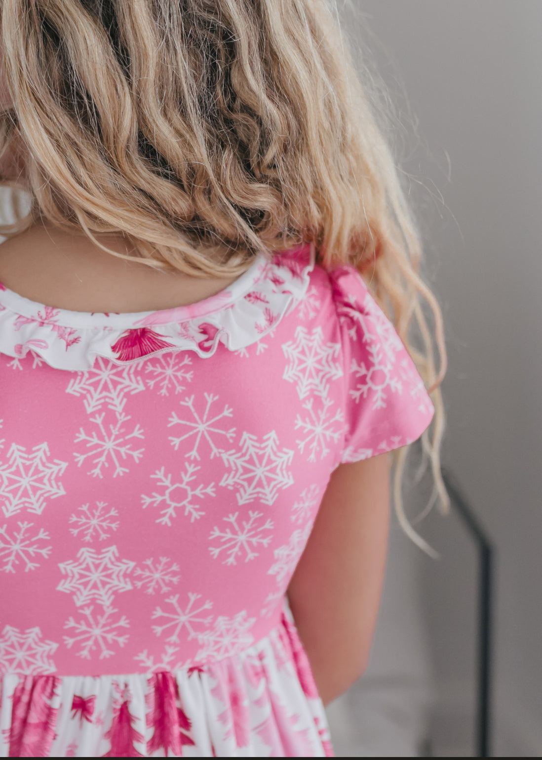 Bright Pink Tree Lounge Gown