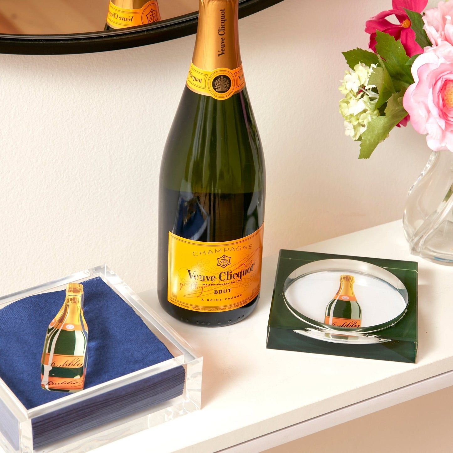Bubbly Acrylic Cocktail Napkin Holder