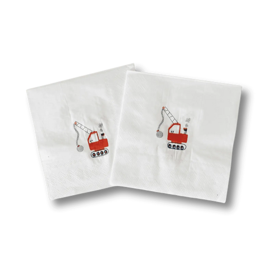 Construction Builder Beverage Napkins (16pcs)
