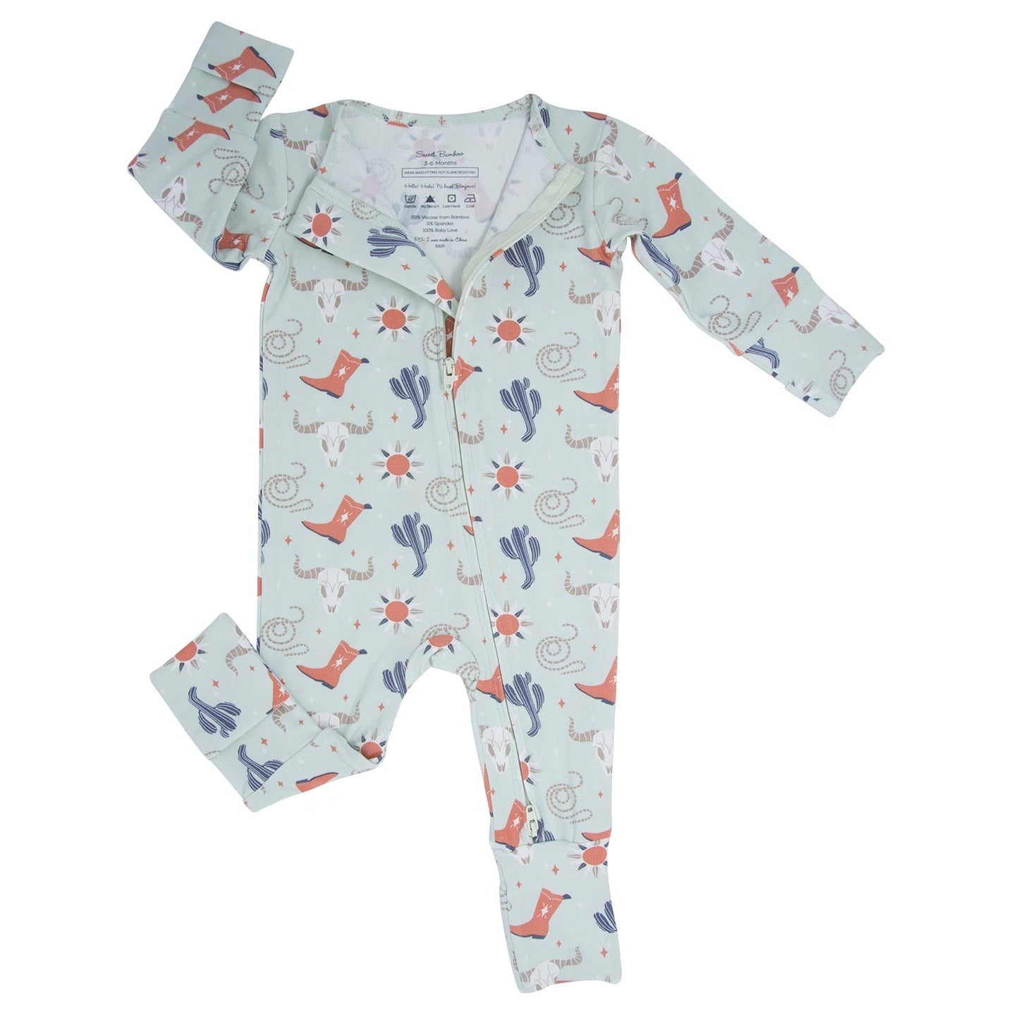 Bulls Boots Lasso Western Convertible Romper