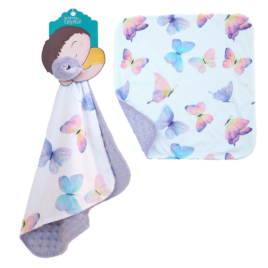 Mini Minky Blanket Butterfly