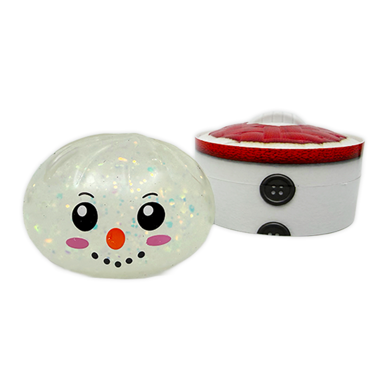Merry Squishmas Christmas Dumplings – Jelly-Filled Squishy Fidget Toys with Steamer