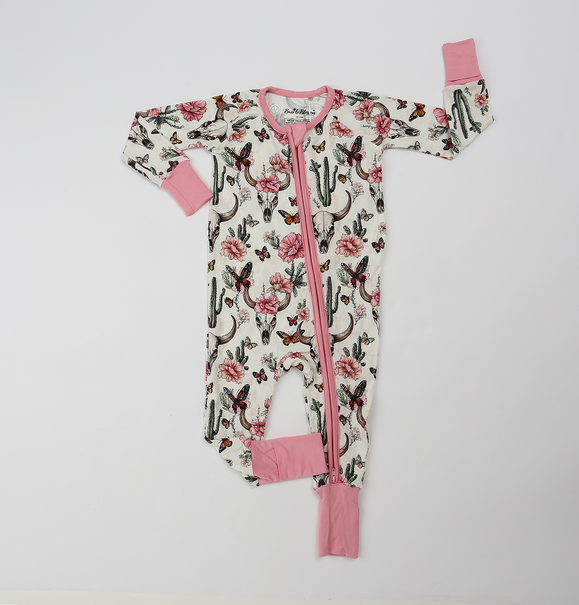 Blush & Bone Convertible Footie