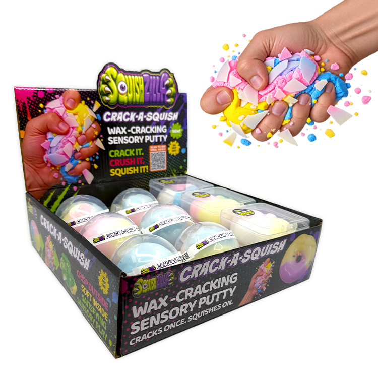 Crack-A-Squish Wax-Cracking Sensory Putty Fidget Toy
