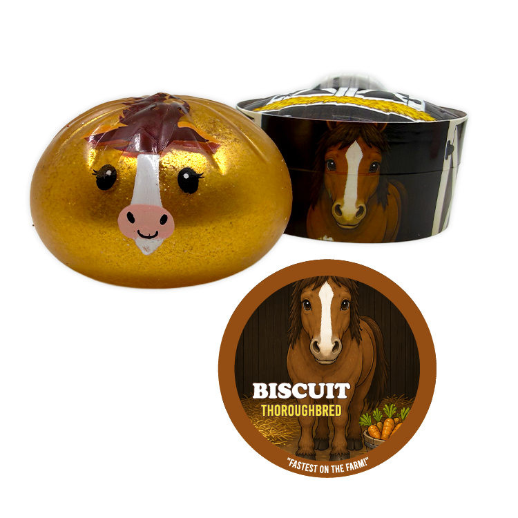 Fun Doh Farm Barnyard Dumpling Squishy Toys – Choose Your Animal
