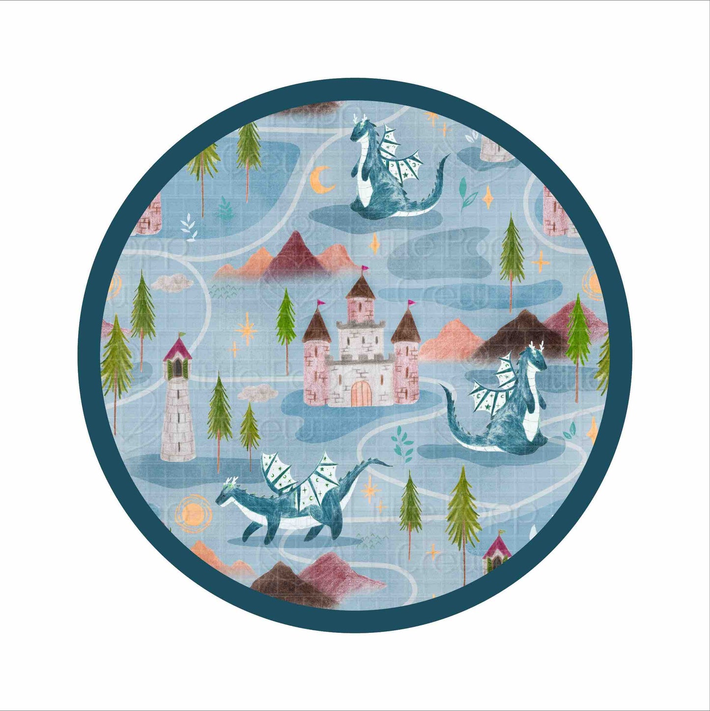 Castles & Dragons | Women's Bamboo Joggers