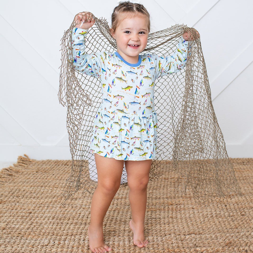 Catch of the Day Bodysuit Dress