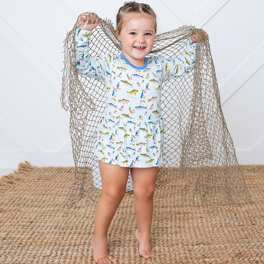 Catch of the Day Bodysuit Dress