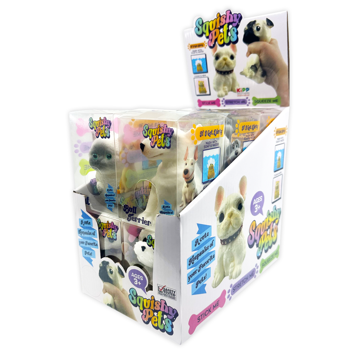 So Much Fun! Squishy Pets – Sticky, Stretchy & Squeezable Cat and Dog Fidget Toys