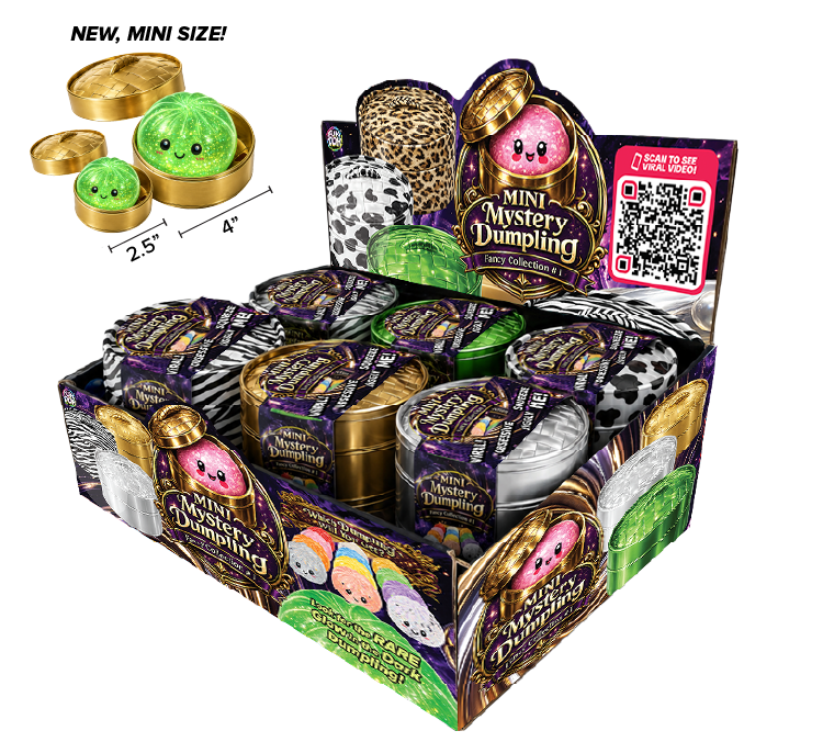 Fun Doh MINI Mystery Dumpling Squishy – Fancy Collection #1 | Choose Your Case