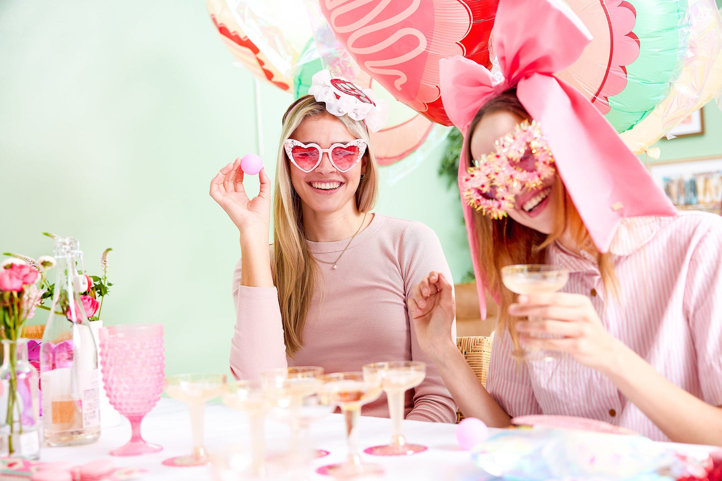 Novelty Heart Glasses (Single or Set of 4)