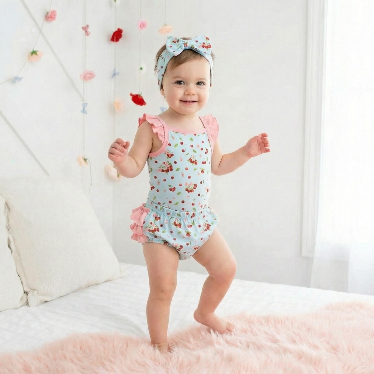 Cherry Kiss Bloomer Set