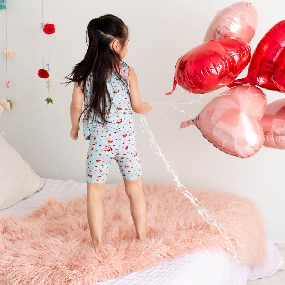 Cherry Kiss Flutter Tank & Shorts