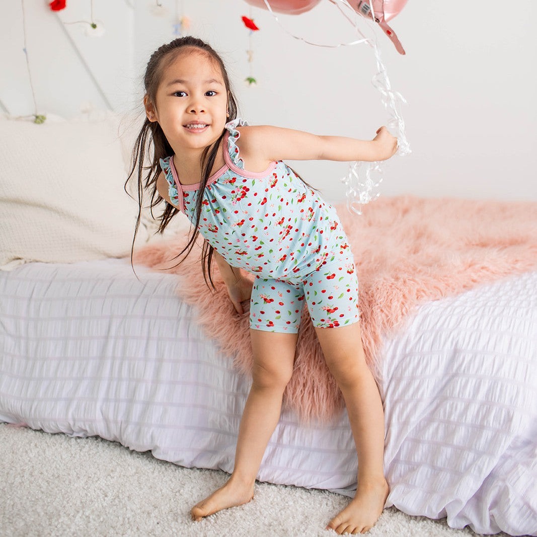 Cherry Kiss Flutter Tank & Shorts