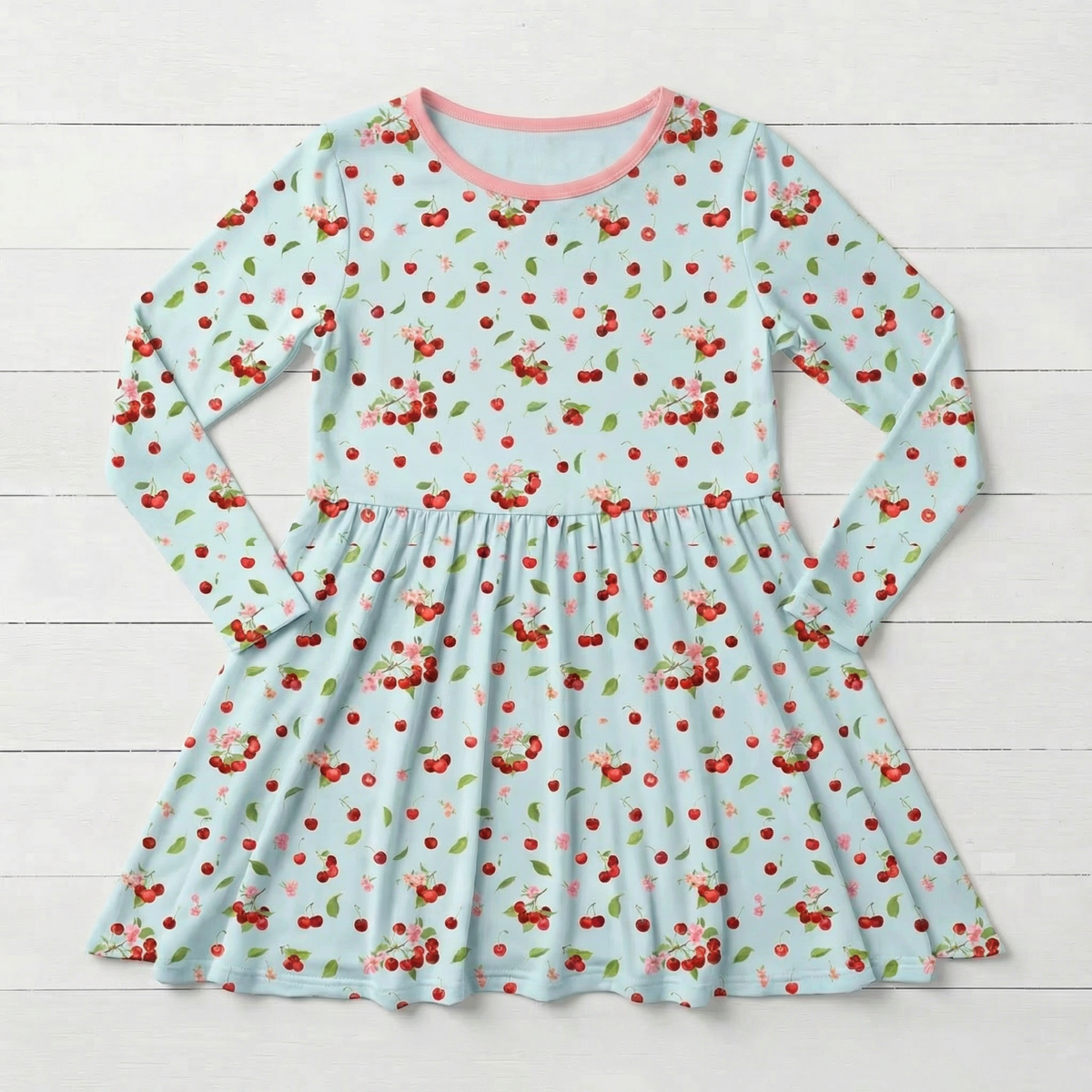 Cherry Kiss L/S Dress