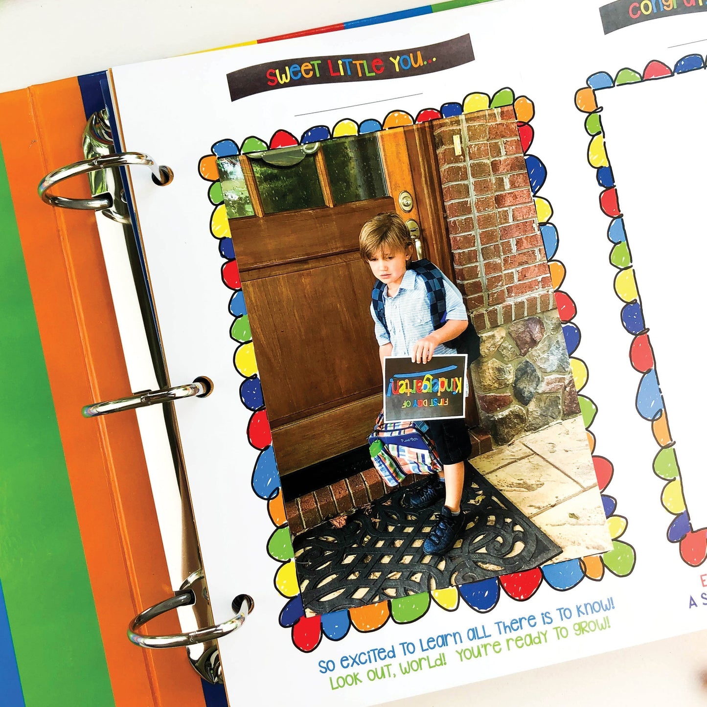Class Keeper® School Days Memory Book + BONUS App Membership + BONUS Earn & Learn® Chore Chart Pad | (2) Styles