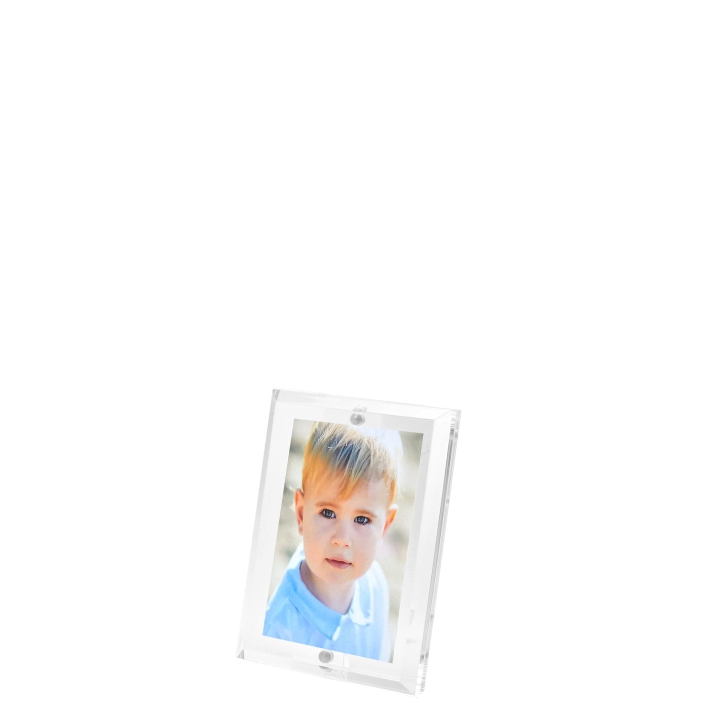 Clear Acrylic 2.5" x 3.5" Beveled Frame