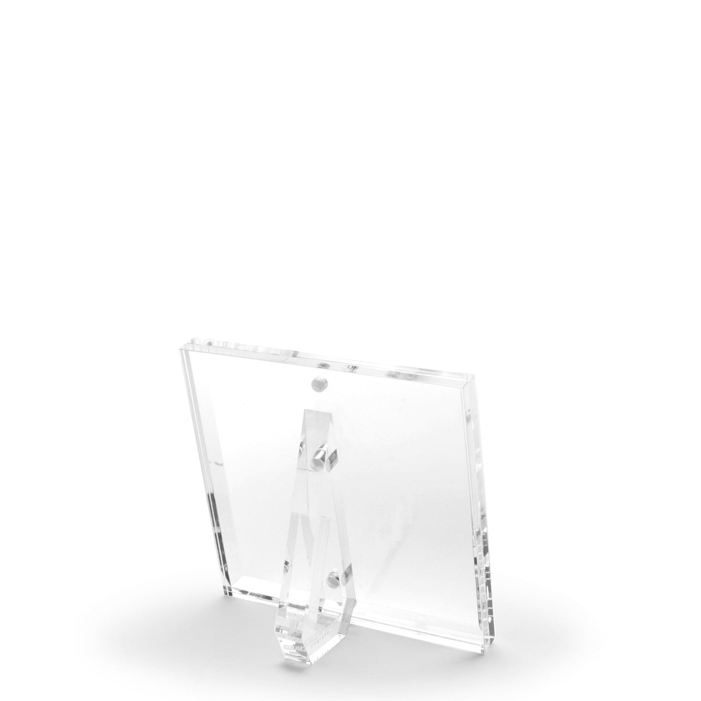 Clear Acrylic 4" x 4" Beveled Frame