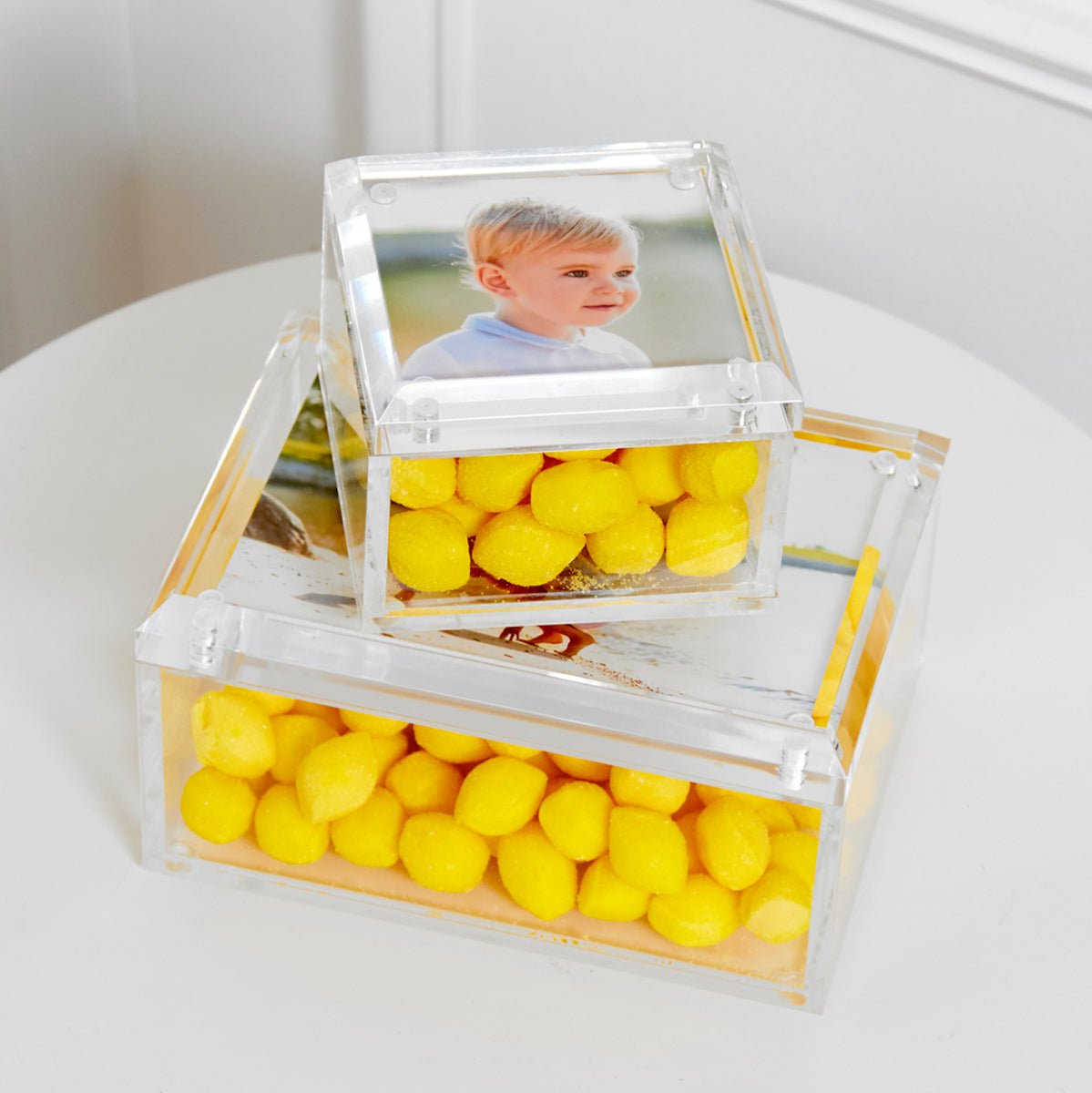 Clear Acrylic 4" x 4" Photo Box