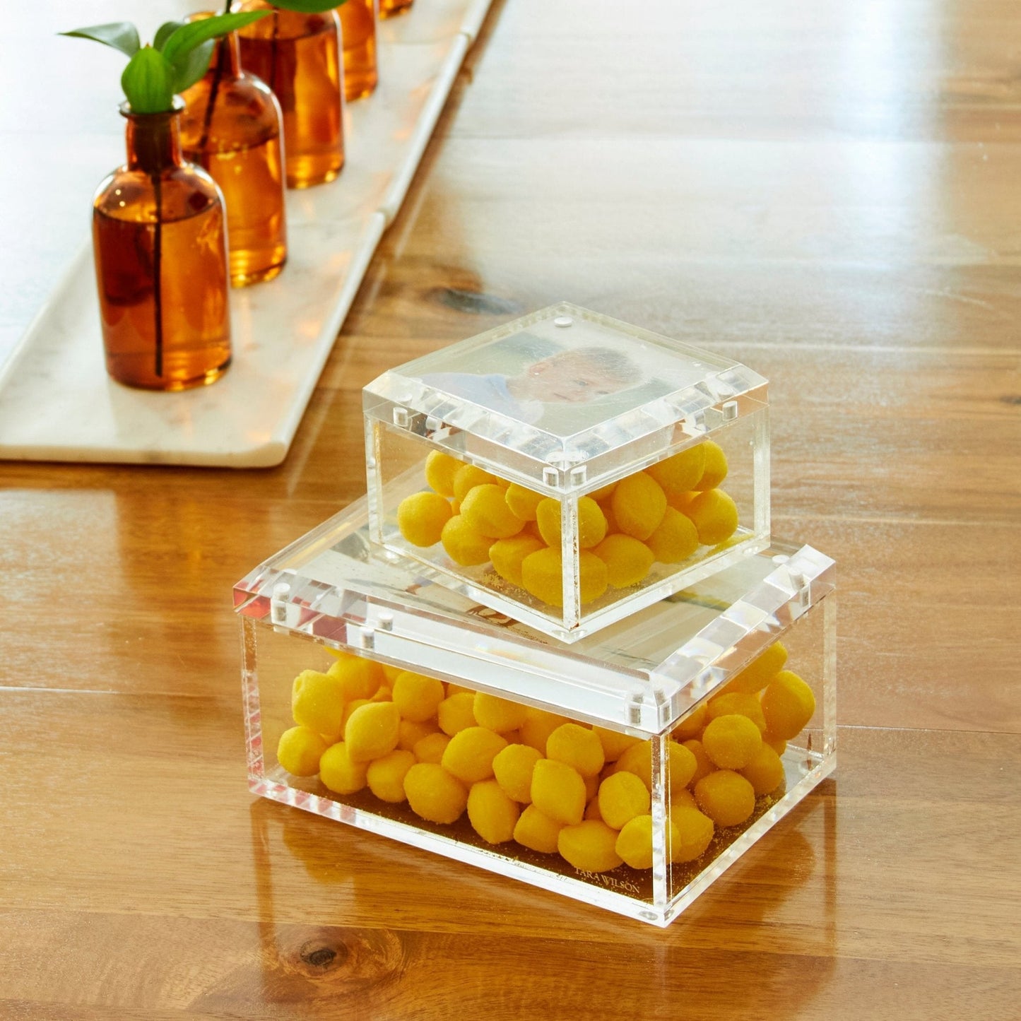 Clear Acrylic 4" x 4" Photo Box